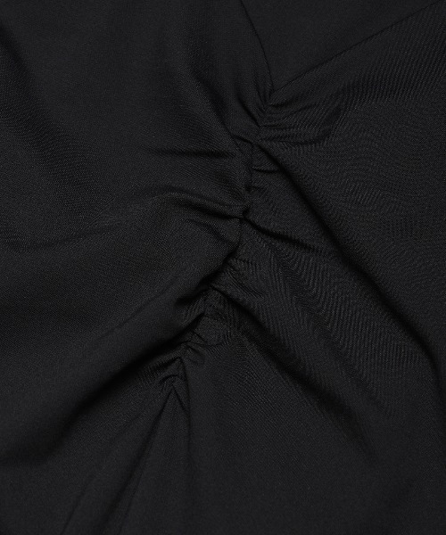 JOSE MOON（ジョゼムーン）の「ASYMMETRY JERJEY DRESS/アシンメトリージャージドレス（ワンピース・レディース・ブラック/グレー/ブルー・36/38）」の11枚目の写真