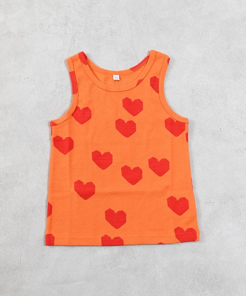 MARKEY'S（マーキーズ）の「総柄タンクトップ（タンクトップ・キッズ・ライトグリーン/グリーン/オレンジ/ライトブルー/ミント/パープル/レッド系その他/ブラック/ブラック系その他/グレー・80/90/100/110/120/130/140）」の10枚目の写真