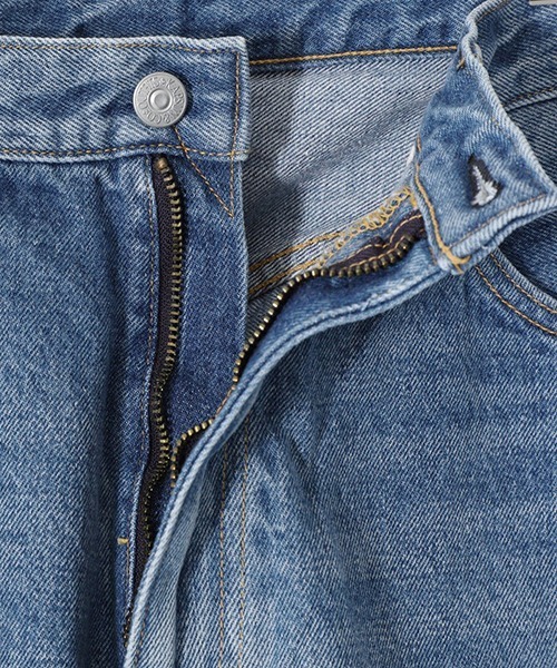 Kaptain Sunshine（キャプテン サンシャイン）の「KAPTAIN SUNSHINE / キャプテンサンシャイン：5P Zipper Front Denim Pants：KSBS109DZ[NOA]（デニムパンツ・メンズ・ブラック系その他/ブルー系その他・30/32/34）」の5枚目の写真