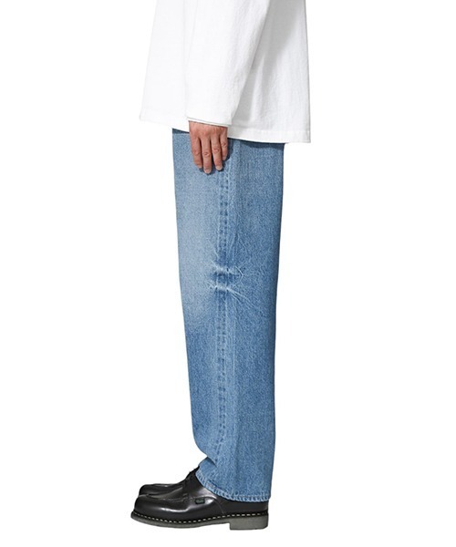 Kaptain Sunshine（キャプテン サンシャイン）の「KAPTAIN SUNSHINE / キャプテンサンシャイン：5P Zipper Front Denim Pants：KSBS109DZ[NOA]（デニムパンツ・メンズ・ブラック系その他/ブルー系その他・30/32/34）」の10枚目の写真