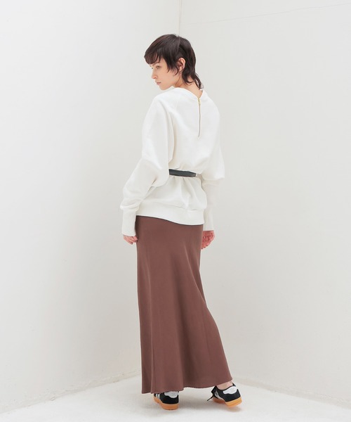 DRESSLAVE(ドレスレイブ)の「double cloth mermaid skirt(ダブルクロスマーメイドスカート)(スカート・レディース・グレー/ブラウン・36/38)」の9枚目の写真