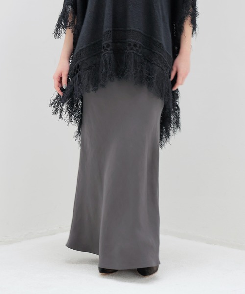 DRESSLAVE(ドレスレイブ)の「double cloth mermaid skirt(ダブルクロスマーメイドスカート)(スカート・レディース・グレー/ブラウン・36/38)」の10枚目の写真