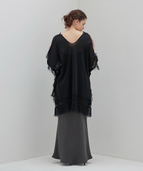 DRESSLAVE(ドレスレイブ)の「double cloth mermaid skirt(ダブルクロスマーメイドスカート)(スカート・レディース・グレー/ブラウン・36/38)」の14枚目の写真