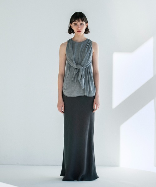 DRESSLAVE(ドレスレイブ)の「double cloth mermaid skirt(ダブルクロスマーメイドスカート)(スカート・レディース・グレー/ブラウン・36/38)」の15枚目の写真
