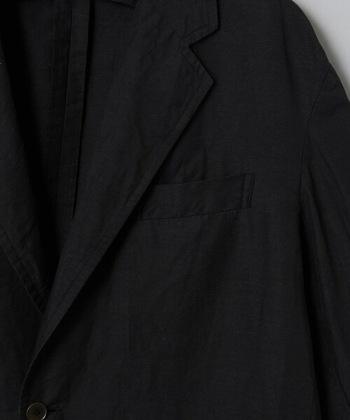 ユナイテッドアローズ　フリルディテール ブラックジャケット サイズFREE UNITED ARROWS＞フォーマル ノーカラー ジャケット P （ノー