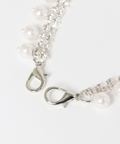 SENSE OF PLACE by URBAN RESEARCH(センスオブプレイスバイアーバンリサーチ)の「『WEB/一部店舗限定』パールチェーンシューズチャーム(チャーム・レディース・シルバー・ONE)」の3枚目の写真