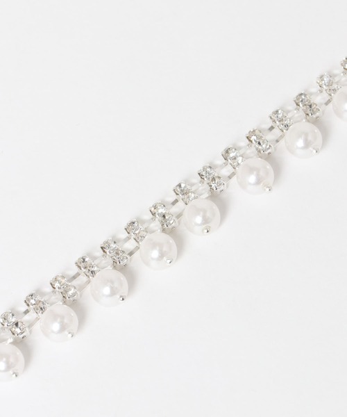 SENSE OF PLACE by URBAN RESEARCH(センスオブプレイスバイアーバンリサーチ)の「『WEB/一部店舗限定』パールチェーンシューズチャーム(チャーム・レディース・シルバー・ONE)」の2枚目の写真