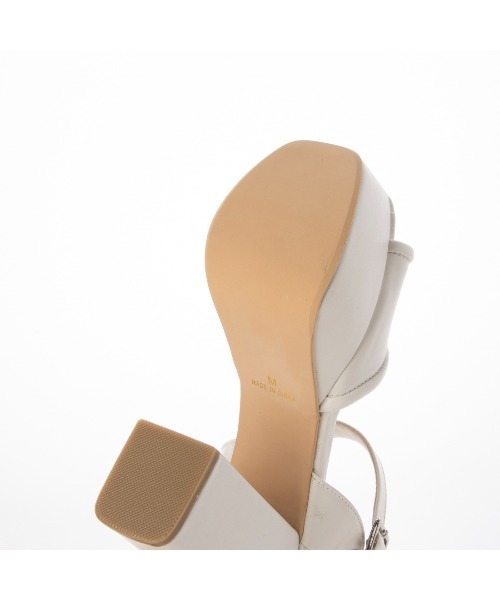 Mafmof(マフモフ)の「Mafmof(マフモフ)11cmチャンキーヒール厚底サンダル(サンダル・レディース・シルバー/ブラック/ホワイト・M/LL/L/S)」の22枚目の写真
