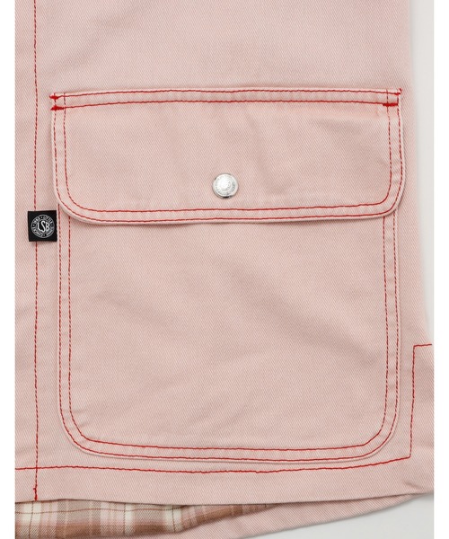 Little sunny bite(リトルサニーバイト)の「/Little sunny bite/twill vest(ベスト・レディース・ブルー/ブラック・MEDIUM/SMALL)」の14枚目の写真