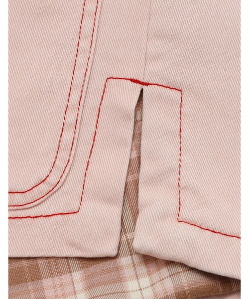 Little sunny bite(リトルサニーバイト)の「/Little sunny bite/twill vest(ベスト・レディース・ブルー/ブラック・MEDIUM/SMALL)」の17枚目の写真