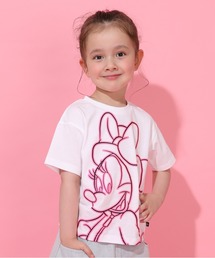 Disney（ディズニー）の「【綿100％】 親子お揃い ディズニー ネオンキャラクターTシャツ 0322K（Tシャツ/カットソー・キッズ）」