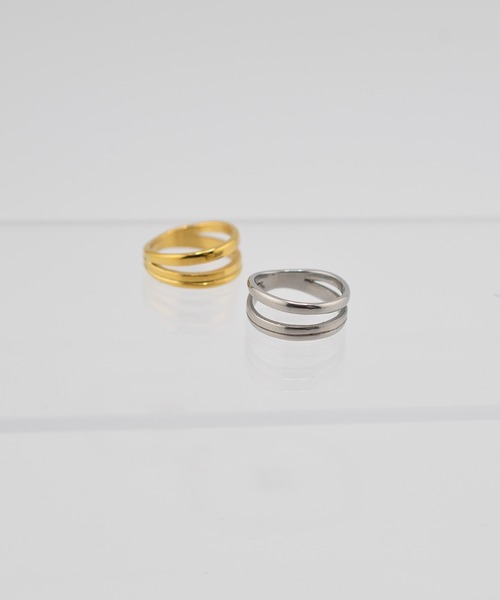 BROTHERHOOD（ブラザーフッド）の「【earyear】Layered Line design peti Volume Ring（リング・レディース・ゴールド/シルバー・MEDIUM/SMALL/LARGE）」の11枚目の写真