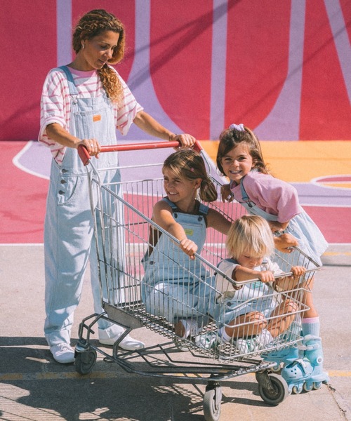 favorite people（フェイバリットピープル）の「WOMAN OVERALLS （VHS）（サロペット/オーバーオール・レディース・ライトブルー・S）」の2枚目の写真