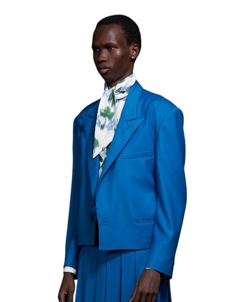 GalaabenD（ガラアーベント）の「Custom Vintage Short Jacket カスタムヴィンテージショートジャケット（テーラードジャケット・メンズ・ホワイト/ブルー・46/44/48）」の7枚目の写真