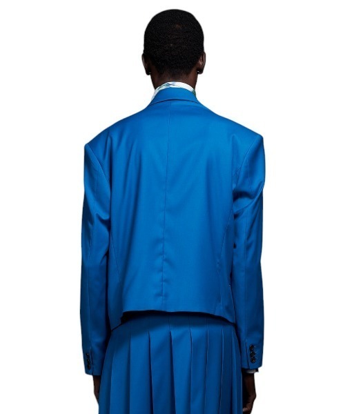 GalaabenD（ガラアーベント）の「Custom Vintage Short Jacket カスタムヴィンテージショートジャケット（テーラードジャケット・メンズ・ホワイト/ブルー・46/44/48）」の9枚目の写真