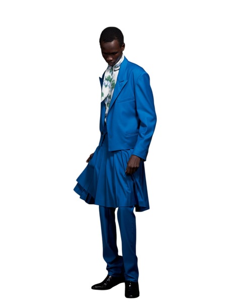 GalaabenD（ガラアーベント）の「Custom Vintage Short Jacket カスタムヴィンテージショートジャケット（テーラードジャケット・メンズ・ホワイト/ブルー・46/44/48）」の10枚目の写真