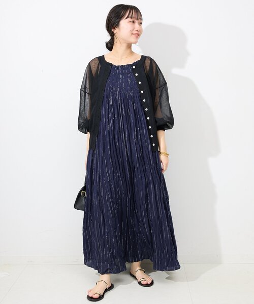 新品 24SS SLOBE IENA ティアードキャミワンピース SLOBE IENA（スローブイエナ）の「ティアードキャミワンピース