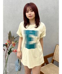 EVRIS | フロントロゴオーバーサイズTシャツ(Tシャツ/カットソー)