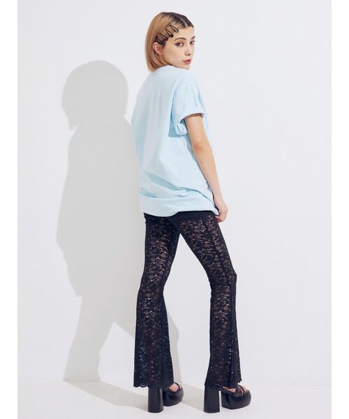 EVRIS(エヴリス)の「フロントロゴオーバーサイズTシャツ(Tシャツ/カットソー・レディース・ホワイト/イエロー/ブルー・FREE)」の8枚目の写真