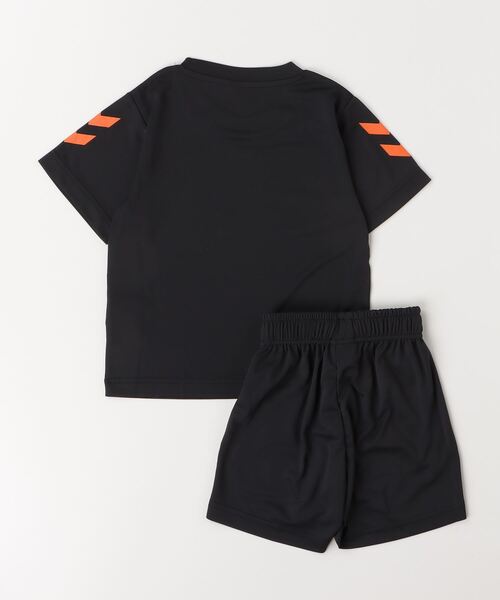 hummel（ヒュンメル）の「ヒュンメル hummel プリアモーレスーツ（Tシャツ/カットソー・キッズ・ブルー/ブラック/オレンジ・110cm/120cm/130cm/140cm）」の4枚目の写真