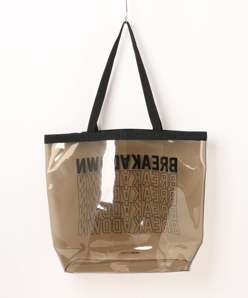 ムラサキスポーツ(ムラサキスポーツ)の「DEAR LAUREL/ディアローレル トートバッグ HIGH&DRY PVC POOL BAG DL25S10102(トートバッグ・メンズ・クリア/ブラック・FREE)」の3枚目の写真