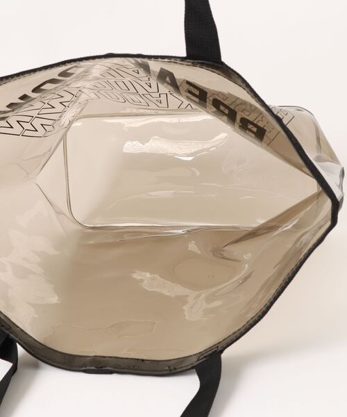 ムラサキスポーツ(ムラサキスポーツ)の「DEAR LAUREL/ディアローレル トートバッグ HIGH&DRY PVC POOL BAG DL25S10102(トートバッグ・メンズ・クリア/ブラック・FREE)」の5枚目の写真