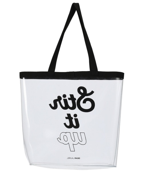 ムラサキスポーツ(ムラサキスポーツ)の「DEAR LAUREL/ディアローレル トートバッグ HIGH&DRY PVC POOL BAG DL25S10102(トートバッグ・メンズ・クリア/ブラック・FREE)」の8枚目の写真