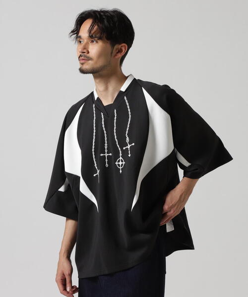 FR(13)NDS(フレンズ)の「FR(13)NDS /フレンズ/Necklace Game Shirt(Tシャツ/カットソー・メンズ・ホワイト/ブラック・F)」の12枚目の写真