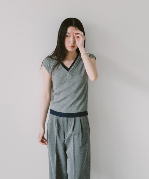 DRWCYS（ドロシーズ）の「シャイニードットスラックス（スラックス・レディース・ブラック/グレー・SMALL/MEDIUM）」の14枚目の写真