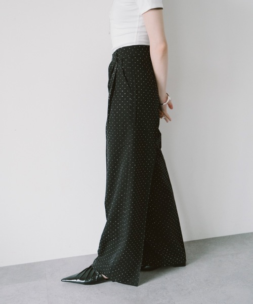 DRWCYS（ドロシーズ）の「シャイニードットスラックス（スラックス・レディース・ブラック/グレー・SMALL/MEDIUM）」の7枚目の写真