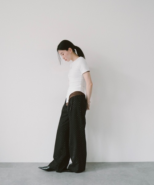 DRWCYS（ドロシーズ）の「シャイニードットスラックス（スラックス・レディース・ブラック/グレー・SMALL/MEDIUM）」の4枚目の写真