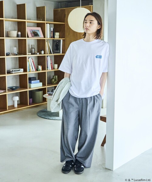 FREAK'S STORE（フリークスストア）の「限定展開 STARWARS/スター・ウォーズ 別注 ビッグシルエット バックプリントTシャツ / REBEL（Tシャツ/カットソー・メンズ・ホワイト/アッシュグレー/ブラック・LARGE/MEDIUM/SMALL）」の4枚目の写真
