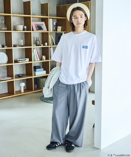 FREAK'S STORE（フリークスストア）の「限定展開 STARWARS/スター・ウォーズ 別注 ビッグシルエット バックプリントTシャツ / REBEL（Tシャツ/カットソー・メンズ・ホワイト/アッシュグレー/ブラック・LARGE/MEDIUM/SMALL）」の5枚目の写真