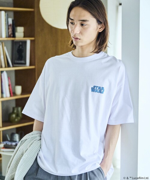 FREAK'S STORE（フリークスストア）の「限定展開 STARWARS/スター・ウォーズ 別注 ビッグシルエット バックプリントTシャツ / REBEL（Tシャツ/カットソー・メンズ・ホワイト/アッシュグレー/ブラック・LARGE/MEDIUM/SMALL）」の6枚目の写真