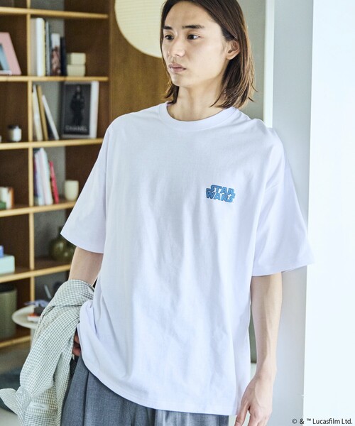 FREAK'S STORE（フリークスストア）の「限定展開 STARWARS/スター・ウォーズ 別注 ビッグシルエット バックプリントTシャツ / REBEL（Tシャツ/カットソー・メンズ・ホワイト/アッシュグレー/ブラック・LARGE/MEDIUM/SMALL）」の7枚目の写真