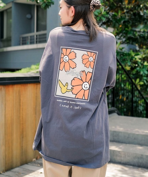 (What it isNt)ART BY MARKGONZALES(ワットイットイズント)の「【What it isNt)ART BY MARKGONZALES / (ワットイットイズント) アートバイ マークゴンザレス】 リラックスフィット プリントTシャツ(Tシャツ/カットソー・メンズ・グレー系その他2/ベージュ系その他4/ベージュ系その他2/ホワイト系その他3/ホワイト系その他/グレー系その他/ブラック系その他3/ホワイト系その他4/ホワイト系その他2/ブラック系その他・MEDIUM/X-LARGE/LARGE)」の7枚目の写真