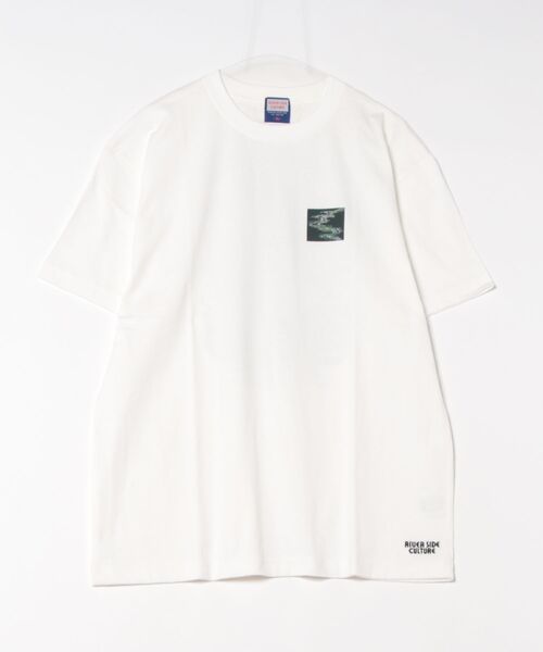 RIVER SIDE CULTURE（リバーサイドカルチャー）の「RIVER SIDE CULTURE/RSC VINTAGE ROGO Tシャツ (M4)（Tシャツ/カットソー・メンズ・イエロー/ホワイト・MEDIUM/LARGE/X-LARGE）」の17枚目の写真