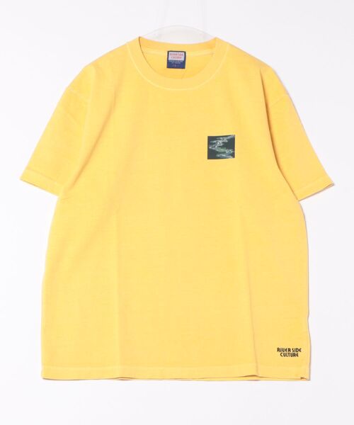 RIVER SIDE CULTURE（リバーサイドカルチャー）の「RIVER SIDE CULTURE/RSC VINTAGE ROGO Tシャツ (M4)（Tシャツ/カットソー・メンズ・イエロー/ホワイト・MEDIUM/LARGE/X-LARGE）」の18枚目の写真