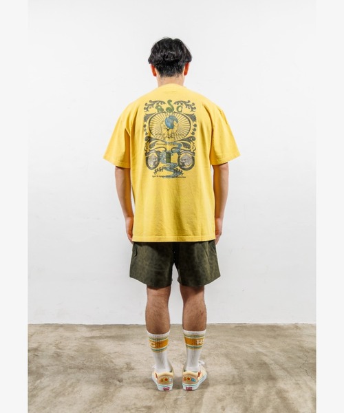 RIVER SIDE CULTURE（リバーサイドカルチャー）の「RIVER SIDE CULTURE/RSC VINTAGE ROGO Tシャツ (M4)（Tシャツ/カットソー・メンズ・イエロー/ホワイト・MEDIUM/LARGE/X-LARGE）」の7枚目の写真