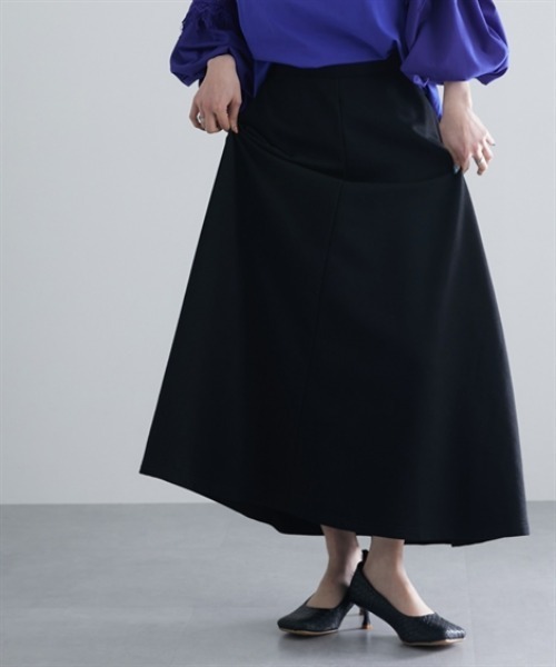 Soiunique（スワユニーク）の「柔らか裏毛スカート［Soiunique］（スカート・レディース・ブラック/杢グレー・M/L）」の14枚目の写真