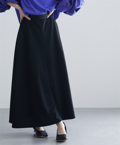 Soiunique（スワユニーク）の「柔らか裏毛スカート［Soiunique］（スカート・レディース・ブラック/杢グレー・M/L）」の15枚目の写真