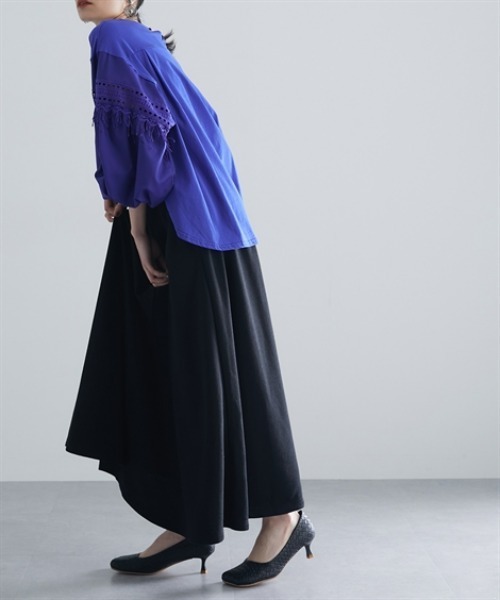 Soiunique（スワユニーク）の「柔らか裏毛スカート［Soiunique］（スカート・レディース・ブラック/杢グレー・M/L）」の16枚目の写真