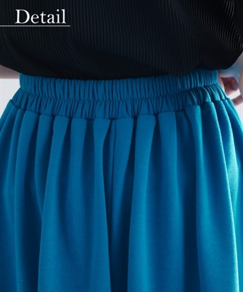 Soiunique（スワユニーク）の「柔らか裏毛スカート［Soiunique］（スカート・レディース・ブラック/杢グレー・M/L）」の11枚目の写真