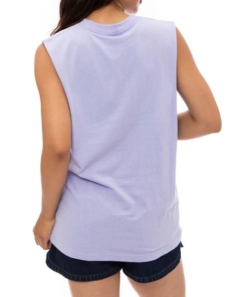 RVCA（ルーカ）の「【RVCA/ルーカ】23SS GULF COAST CUTOFF TANKTO/ノースリーブロゴマッスルタンクトップ（タンクトップ・レディース・クリーム/ラベンダー/ブラック・SMALL/MEDIUM/LARGE）」の12枚目の写真