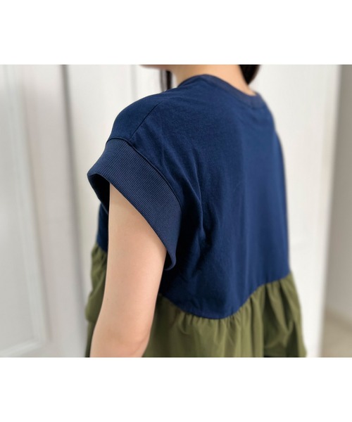セール】【mien別注】ペプラムフリルTee（Tシャツ/カットソー