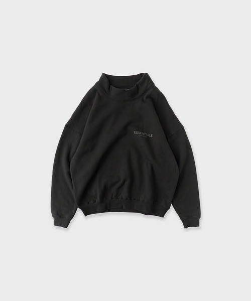 【関税込】人気◆FOG ESSENTIALS◆モックネック ロゴ スウェット FOG ESSENTIALS/エッセンシャルズ FOG 1POINT LOGO MOCK NECK