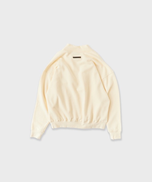 FOG ESSENTIALS（エフオージーエッセンシャルズ）の「FOG ESSENTIALS/エッセンシャルズ 21SS 1POINT LOGO MOCK NECK SEWAT SHIRTS スウェット（スウェット・メンズ・モスグリーン/クリーム/ブラウン/ブラック・L/M/S/XL）」の6枚目の写真