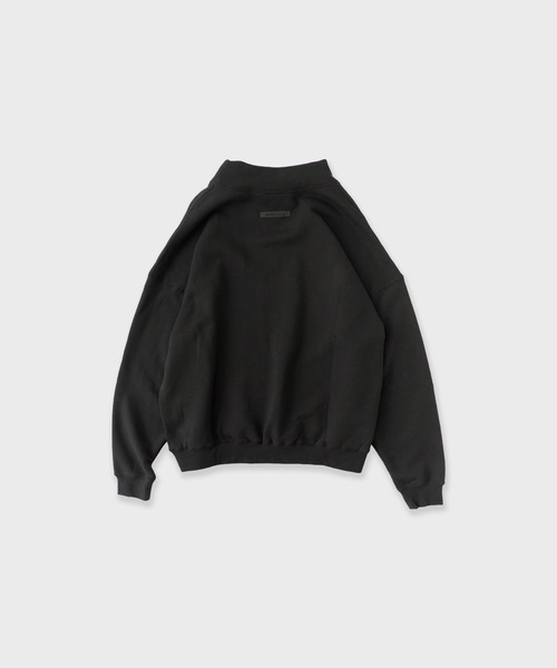 FOG ESSENTIALS（エフオージーエッセンシャルズ）の「FOG ESSENTIALS/エッセンシャルズ 21SS 1POINT LOGO MOCK NECK SEWAT SHIRTS スウェット（スウェット・メンズ・モスグリーン/クリーム/ブラウン/ブラック・L/M/S/XL）」の5枚目の写真