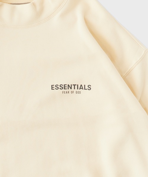 FOG ESSENTIALS（エフオージーエッセンシャルズ）の「FOG ESSENTIALS/エッセンシャルズ 21SS 1POINT LOGO MOCK NECK SEWAT SHIRTS スウェット（スウェット・メンズ・モスグリーン/クリーム/ブラウン/ブラック・L/M/S/XL）」の9枚目の写真