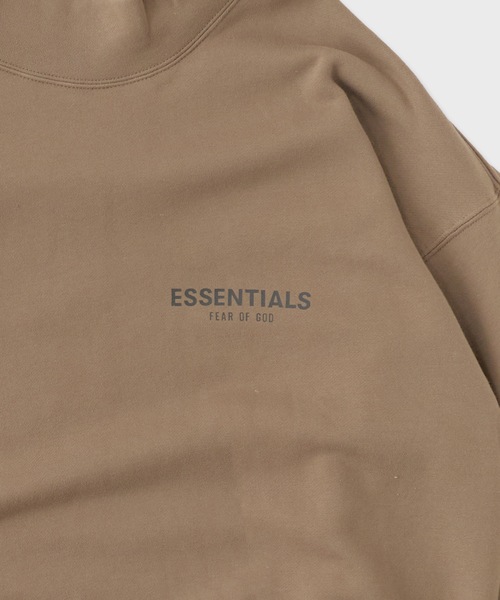 FOG ESSENTIALS（エフオージーエッセンシャルズ）の「FOG ESSENTIALS/エッセンシャルズ 21SS 1POINT LOGO MOCK NECK SEWAT SHIRTS スウェット（スウェット・メンズ・モスグリーン/クリーム/ブラウン/ブラック・L/M/S/XL）」の8枚目の写真